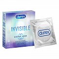 Durex (Дюрекс) презервативы Invisible Extra Lube, 3шт