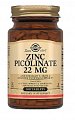 Купить solgar (солгар) пиколинат цинка 22мг, таблетки 300мг 100 шт бад в Городце