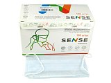 Маска медицинская одноразовая Sense голубая, 100 шт