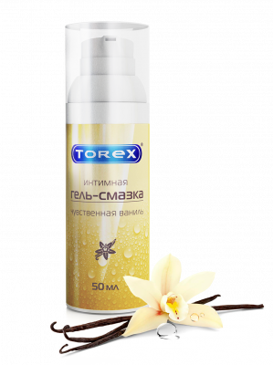 Купить torex (торекс) гель-смазка интимный чувственная ваниль, флакон-дозатор 50мл в Городце