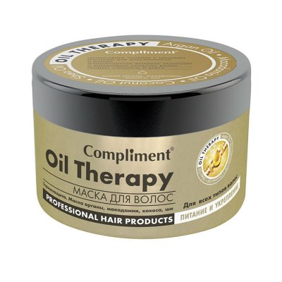 Купить compliment oil therapy (комплимент) маска для всех типов волос питание и укрепление, 500мл в Городце