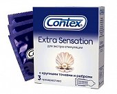 Купить contex (контекс) презервативы extra sensation 3шт в Городце