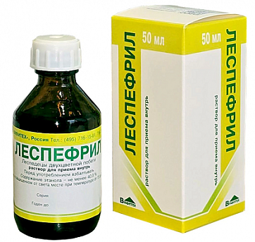 Леспефрил, раствор для приема внутрь, флакон 50мл