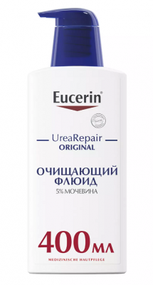 Купить eucerin urearepair (эуцерин) флюид очищающий оригинал 400 мл в Городце
