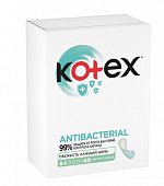 Купить котекс (kotex) прокладки ежедневные антибактериальны экстра тонкие, 40 шт в Городце