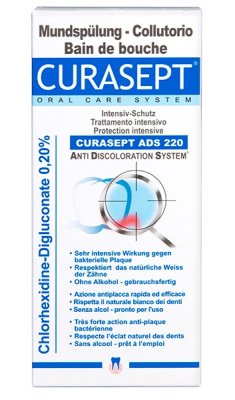 Купить курасепт (curasept) ополаскиватель хлоргексидин 0,2% 200мл ads 220 в Городце