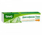 Купить диклофенак-тева, гель для наружного применения 1%, 40г в Городце