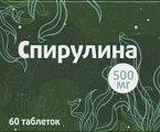 Купить спирулина 500мг, таблетки 60 шт бад в Городце