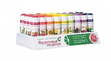 Фруктовый поцелуй, помада гигиеническая Микс, 36 шт