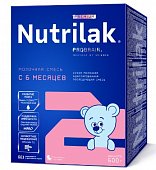 Купить нутрилак премиум 2 (nutrilak premium 2) молочная смесь с 6 месяцев, 600г в Городце