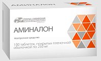 Купить аминалон, таблетки, покрытые пленочной оболочкой 250мг, 100 шт в Городце