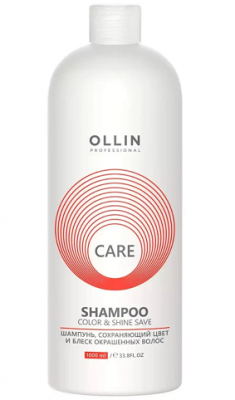 Купить ollin prof care (оллин) шампунь для окрашенных волос сохранение цвета и блеска, 1000мл в Городце