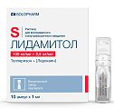 Купить лидамитол, раствор для внутривенного и внутримышечного введения 100мг+2,5мг/мл, ампула 1мл 10шт в Городце