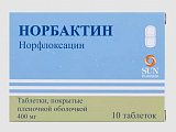 Купить норбактин, таблетки 400мг, 10 шт в Городце