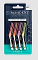 ПрезиДЕНТ (PresiDENT) Профи ершики для очистки межзубных промежутков набор Mix 4 шт