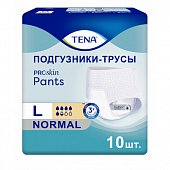 Купить tena proskin pants normal (тена) подгузники-трусы размер l, 10 шт в Городце