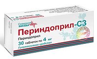 Купить периндоприл-сз, таблетки 4мг, 30 шт в Городце