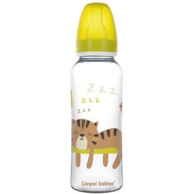 Купить canpol (канпол) бутылочка pp с силиконовой соской africa с 12 месяцев желтая, 250мл в Городце