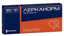 Купить лерканорм, таблетки, покрытые пленочной оболочкой 10мг, 60 шт в Городце