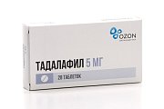 Купить тадалафил, таблетки, покрытые пленочной оболочкой 5мг, 28 шт в Городце