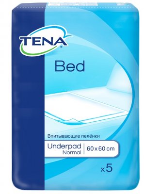 Купить tena (тена) простыня медицинская bed normal 60 x 60см, 5 шт в Городце