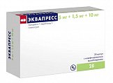 Купить эквапресс, капсулы с модифицированным высвобождением 5мг+1,5мг+10мг, 28 шт в Городце