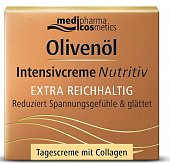 Купить медифарма косметик (medipharma cosmetics) olivenol крем для лица ночной интенсив питательный, 50мл в Городце