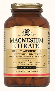 Solgar (Солгар) Цитрат Магния, таблетки 1717мг 120 шт БАД