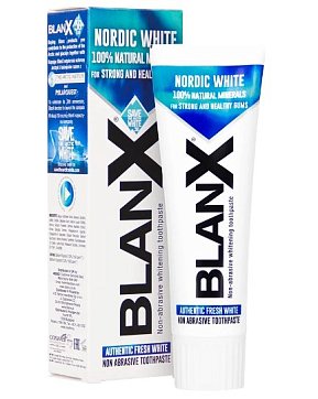 Blanx Nordic white (Бланкс) зубная паста отбеливающая, 75 мл