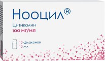 Купить нооцил, раствор для приема внутрь 100мг/мл, флаконы 10мл, 10 шт в Городце