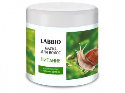 Купить labbio (лаббио) маска для волос питание с муцином улитки и маслом арганы, 500мл в Городце