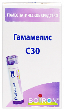 Гамамелис С30 гомеопатический монокомпонентный препарат растительного происхождения гранулы гомеопатические 4г