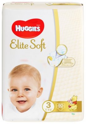 Купить huggies (хаггис) подгузники elitesoft 3, 5-9кг 80 шт в Городце