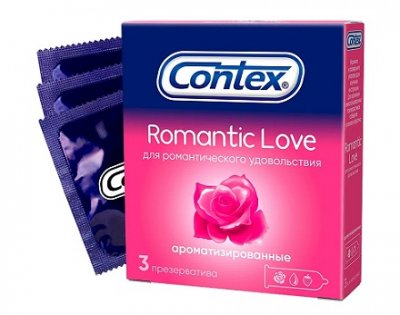 Купить contex (контекс) презервативы romantic love ароматические 3шт в Городце