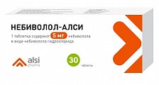 Купить небиволол-алси, таблетки 5мг, 30 шт в Городце