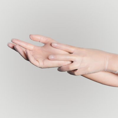 Купить перчатки sf gloves диагностические виниловые нестерильные неопудрен размер l, 50 пар, прозрачные в Городце