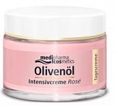 Купить медифарма косметик (medipharma cosmetics) olivenol крем для лица дневной интенсивный роза, 50мл в Городце