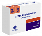 Купить атомоксетин канон, капсулы 18мг 14шт в Городце