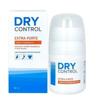 Купить dry control forte (драй контрол) экстра форте ролик от обильного потоотделения 30% 50 мл в Городце