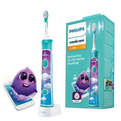 Купить электрическая зубная щётка philips sonicare for kids (филипс) hx6322/04 с мобильным приложением в Городце