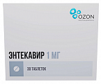 Купить энтекавир, таблетки, покрытые пленочной оболочкой 1мг, 30 шт бад в Городце