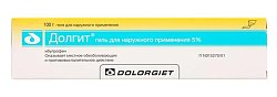 Купить долгит, гель для наружного применения 5%, туба 100г в Городце