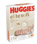 Купить huggies (хаггис) подгузники elitesoft 2, 4-6кг 82 шт в Городце