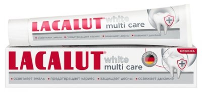 Купить lacalut white multi care (лакалют), зубная паста для осветления эмали и заботы о деснах, 60г в Городце