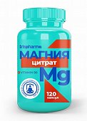 Купить ирисфарма (irispharma) магния цитрат с витамином в6, капсулы 120 шт бад в Городце