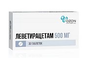 Купить леветирацетам, таблетки, покрытые пленочной оболочкой 500мг, 30 шт в Городце