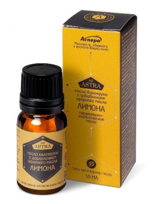 Купить аспера масло парфюмерно-косметическое лимон, 10мл в Городце