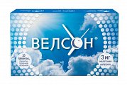 Купить велсон, таблетки покрытые пленочной оболочкой 3 мг, 10 шт в Городце