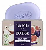 Купить biomio (биомио) bio-soap superfood мыло натуральное с экстрактом инжира и баттером кокоса 90 г в Городце