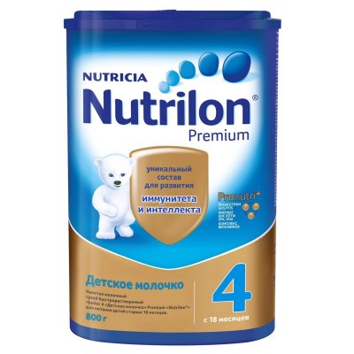 Купить nutrilon junior premium 4 (нутрилон) сухая смесь детская с 18 месяцев, 800г в Городце